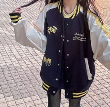 スタジャン 青 伝統的アカデミースタジャン