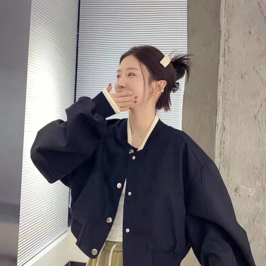 スタジャン ピンク ふんわり優しい春色スタジャン