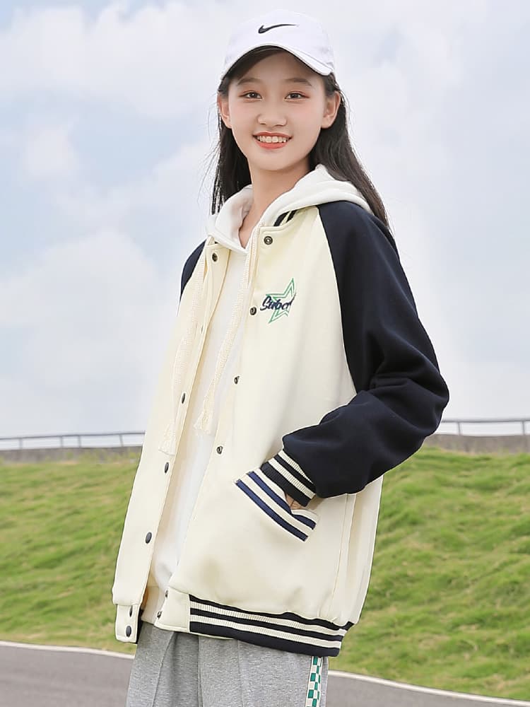スタジャン 青 スタジャン 春風スタジアムジャンパー